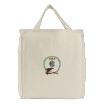 Monogramed Graduation embroidered bags