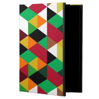Monogramed Modern Colorful Geometric Pattern 3 Powis iPad Air 2 Case