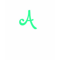 Monogrammed A Tee t-shirts