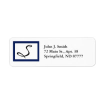 Monogrammed Address Labels labels