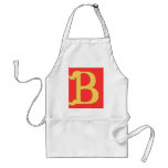 Monogrammed Apron with the Letter B