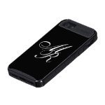Monogrammed Black Cover For iPhone 5