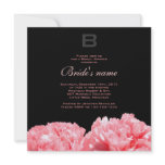 Monogrammed Bridal Shower Invitation
