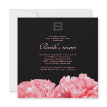 Monogrammed Bridal Shower Invitation