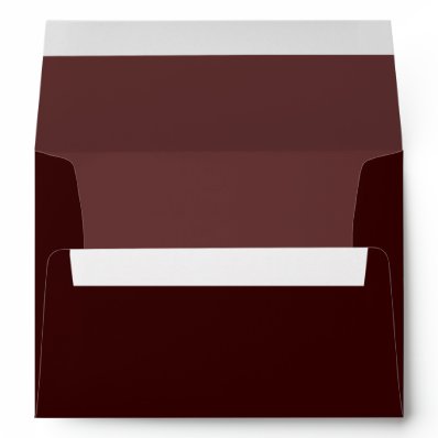 Monogrammed Brown Envelope