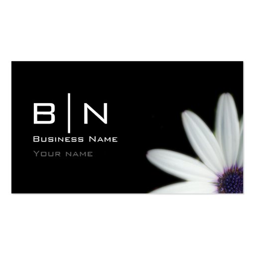 Monogrammed Business Card