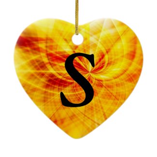 Monogrammed Citrus-Dream Ornament