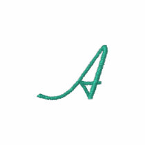 Monogrammed embroidered (A) polo embroidered shirts