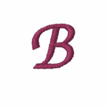 Monogrammed embroidered (B) polo embroidered shirts