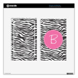 Monogrammed Fashion Zebra Print Kindle