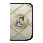 Monogrammed gold and silver effect letter C v3 Organizers