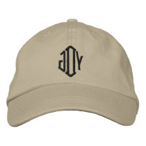 Monogrammed Hat embroidered hats by jendalton Monogrammed Hat embroidered hats