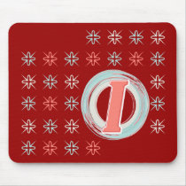 Monogrammed "I" Mousepad