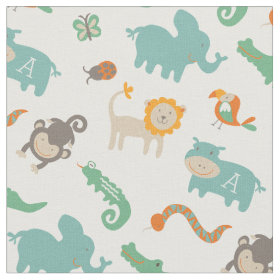 Monogrammed | In the Jungle Fabric