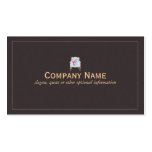 Monogrammed Interior Designer Business Card