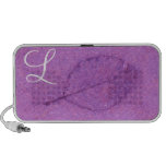 Monogrammed Leaf Fossil iPhone Speakers