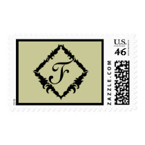 Monogrammed Letter-F Postage