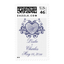 Monogrammed Love postage