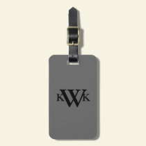 Monogrammed Luggage Tag luggage tags