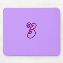 Monogrammed mouse pad (B) mousepads