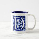 Monogrammed Mug - Letter D