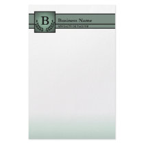 monogrammed professional customized stationery