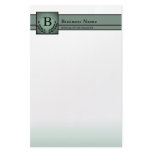 monogrammed professional customized stationery