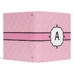 Monogrammed Retro Binder