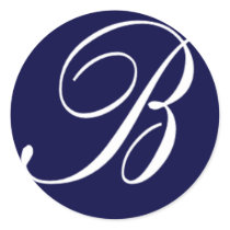 Monogrammed Seal "B" stickers