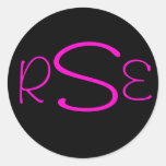 Monogrammed Sticker