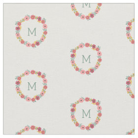 Monogrammed | Sweet Floral Fabric