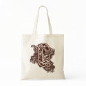 MONOGRAMMED TOTE LETTER G bags