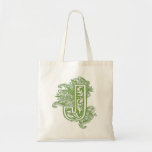MONOGRAMMED TOTE - LETTER J CANVAS BAGS