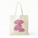 MONOGRAMMED TOTE - PINK LETTER Z bags