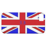 Monogrammed Union Jack iPhone 5 case