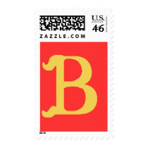 Monogrammed with the Letter B stamps