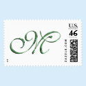 Monograms For Weddings M Wedding Stamps
