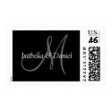 Monograms For Weddings postage