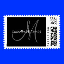 Monograms For Weddings Postage Stamp