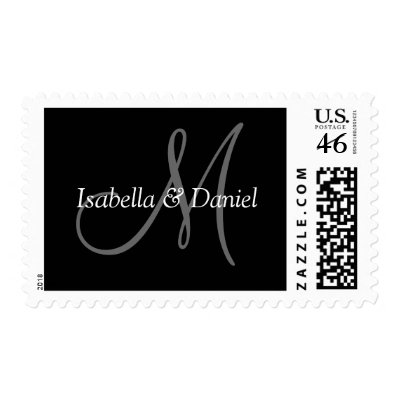 Monograms For Weddings Postage Stamp
