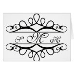 Monogram's Note /All Occasion Card