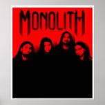 MONOLITH Wall Poster "Number 1" Huge Rock Poster!! posters