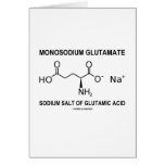 Monosodium Glutamate Sodium Salt Of Glutamic Acid cards