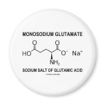 Monosodium Glutamate Sodium Salt Of Glutamic Acid magnets