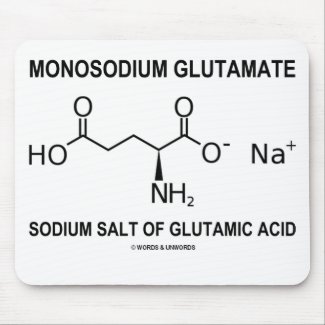 Monosodium Glutamate Sodium Salt Of Glutamic Acid mousepad