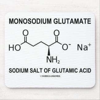 Monosodium Glutamate Sodium Salt Of Glutamic Acid Mousepad