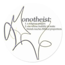 Monotheist stickers