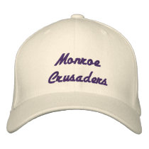 Monroe Crusaders embroidered hats by crusaderman Monroe Crusaders embroidered hats