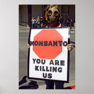 Monsanto Protester Print