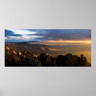 Monsoon over Albuquerque Print